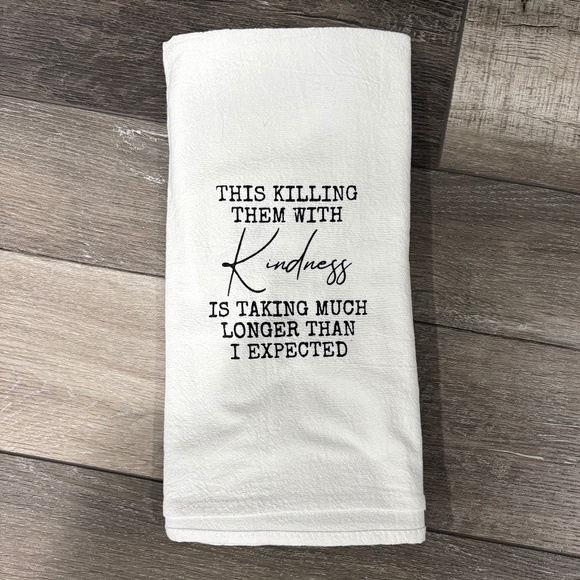 Say it with a Towel Kitchen Towel with Saying 100% Cotton CB - Picture 1 of 1